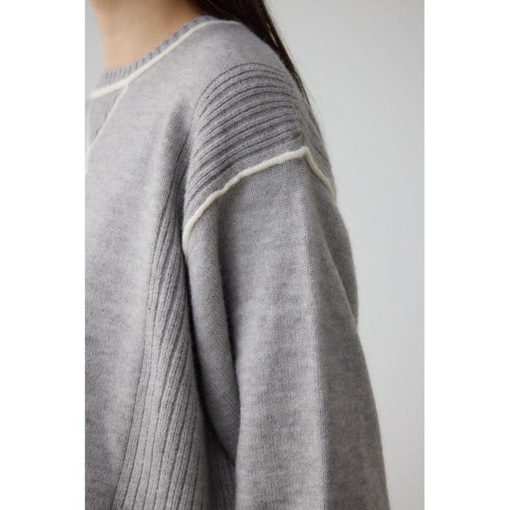 スウェットライクニットプルオーバー | AZUL BY MOUSSY | 詳細画像32 
