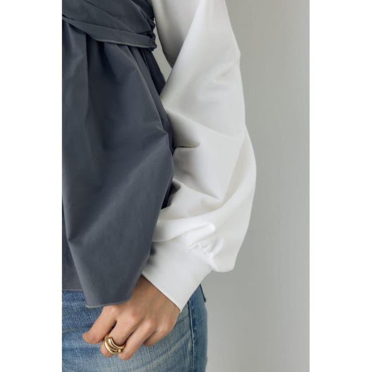 アシンメトリービスチェドッキングトップス | AZUL BY MOUSSY | 詳細画像27 