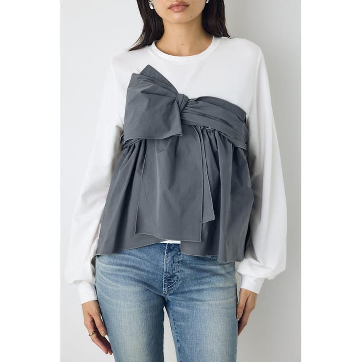 アシンメトリービスチェドッキングトップス | AZUL BY MOUSSY | 詳細画像19 