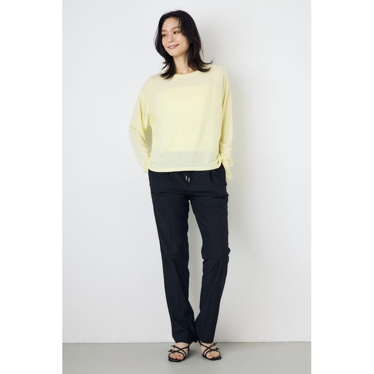 COMFORA AIRピンタックテーパードパンツ | AZUL BY MOUSSY | 詳細画像14 