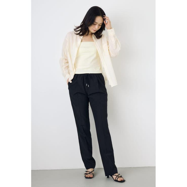 COMFORA AIRピンタックテーパードパンツ | AZUL BY MOUSSY | 詳細画像16 