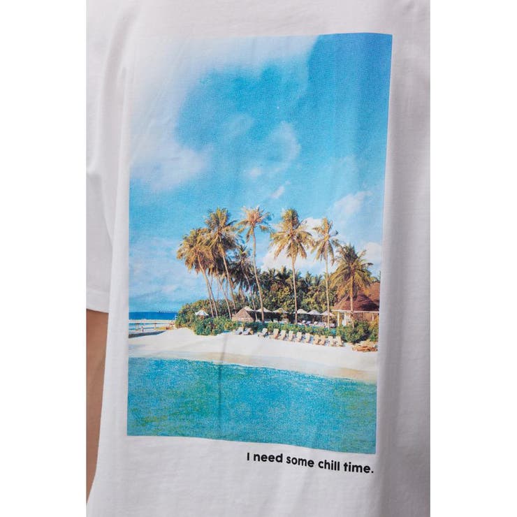 SBCバックフォト半袖Tシャツ[品番：AZLW0021004]｜AZUL BY