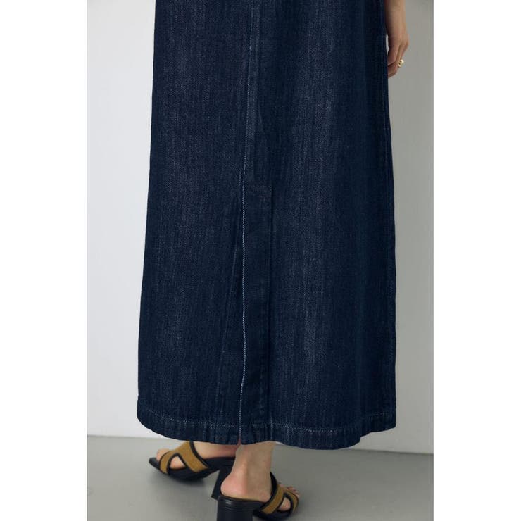 甘撚りデニムワンピース | AZUL BY MOUSSY | 詳細画像22 