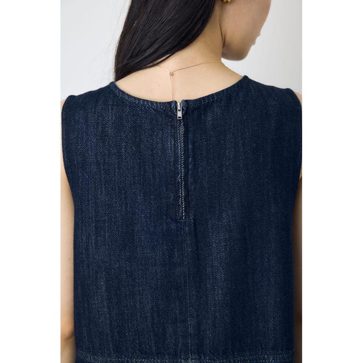 甘撚りデニムワンピース | AZUL BY MOUSSY | 詳細画像19 