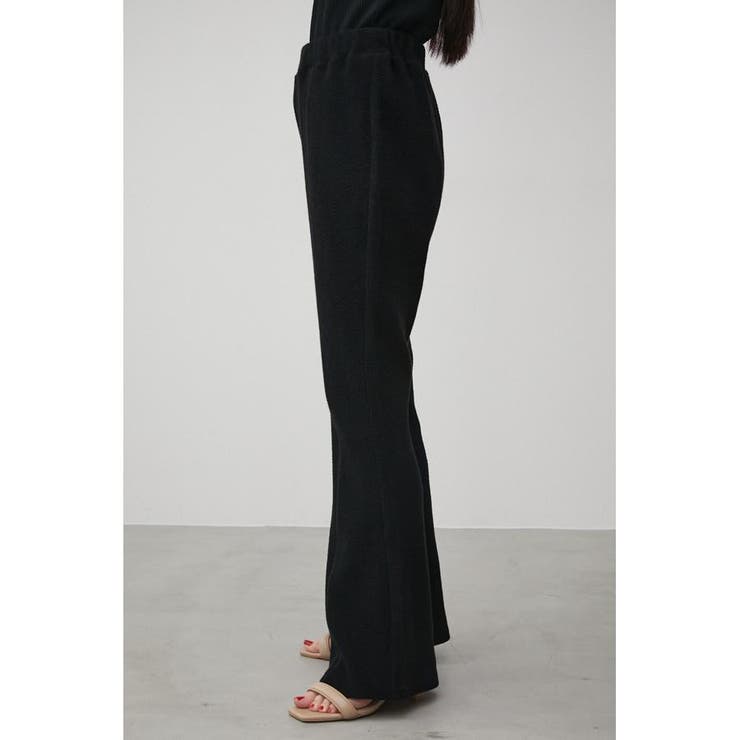 JACQUARD RIB FLARE PANTS | AZUL BY MOUSSY | 詳細画像6 