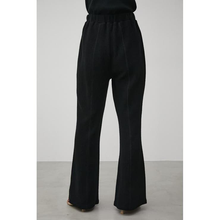 JACQUARD RIB FLARE PANTS | AZUL BY MOUSSY | 詳細画像7 