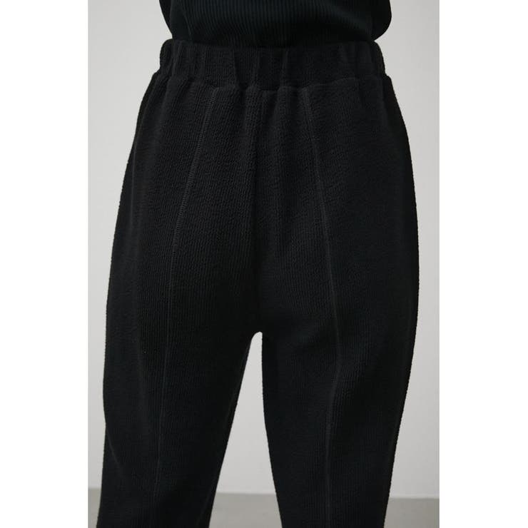 JACQUARD RIB FLARE PANTS | AZUL BY MOUSSY | 詳細画像9 