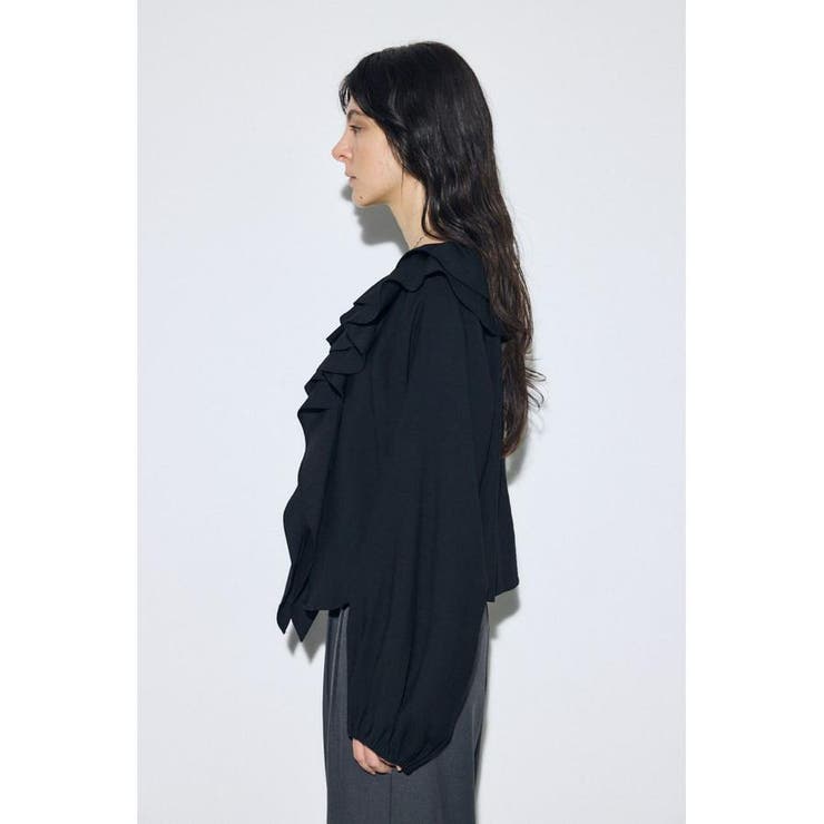 ラッフルロングスリーブブラウス | AZUL BY MOUSSY | 詳細画像12 