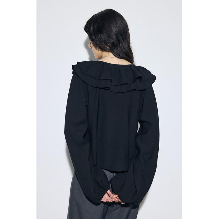 ラッフルロングスリーブブラウス | AZUL BY MOUSSY | 詳細画像13 