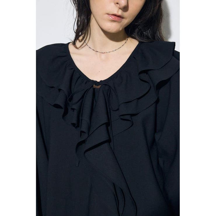 ラッフルロングスリーブブラウス | AZUL BY MOUSSY | 詳細画像15 