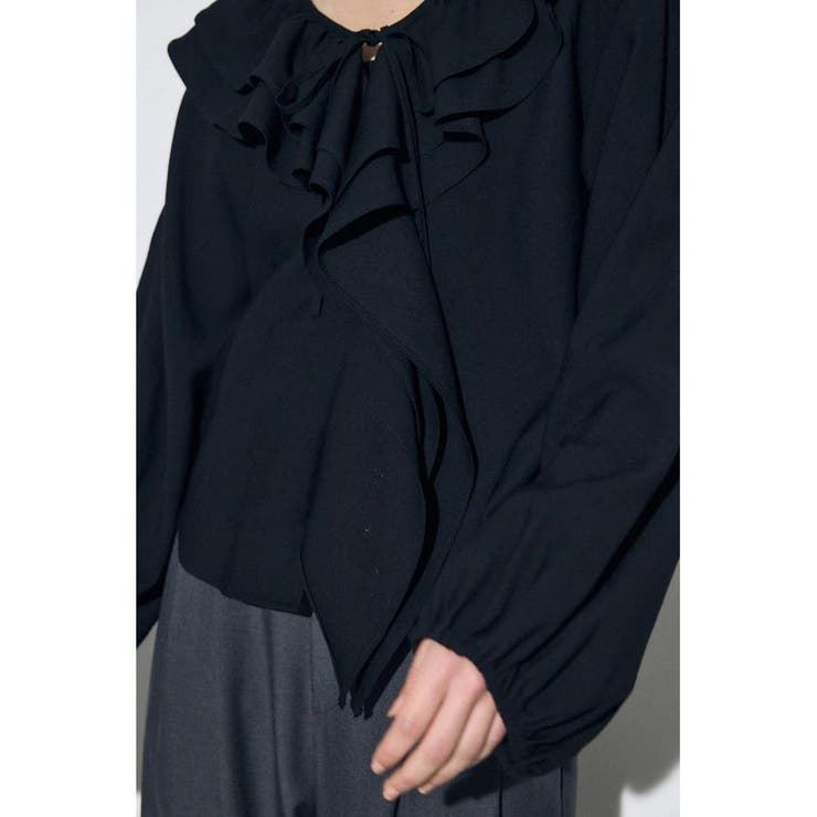 ラッフルロングスリーブブラウス | AZUL BY MOUSSY | 詳細画像18 