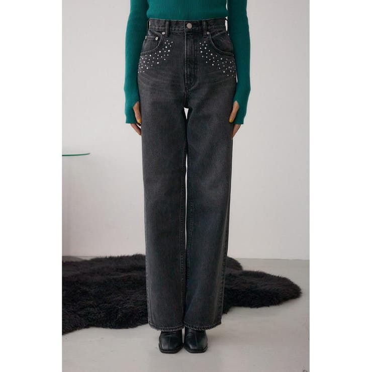 AZUL DENIM スタッズワイドデニム | AZUL BY MOUSSY | 詳細画像5 