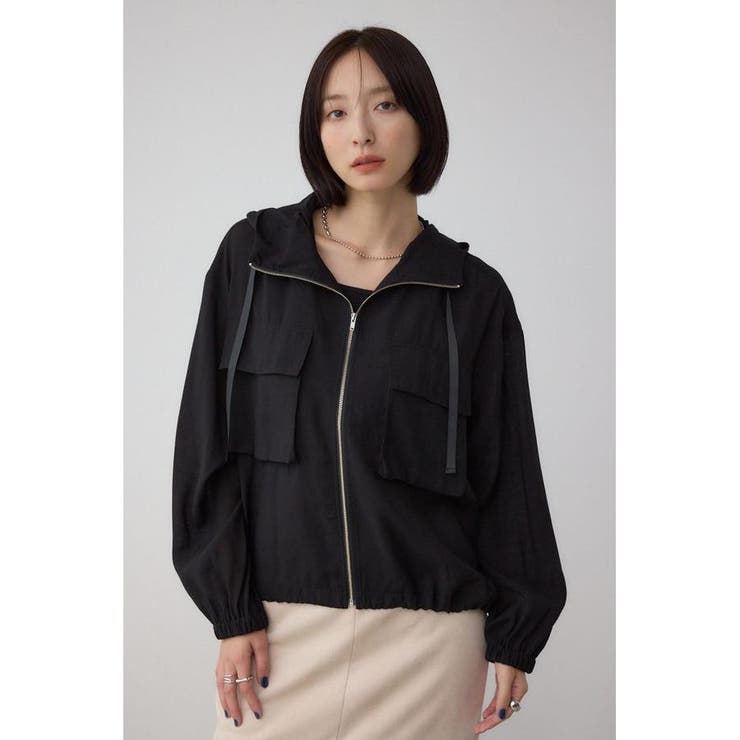 ビッグポケットフーディショートブルゾン | AZUL BY MOUSSY | 詳細画像14 