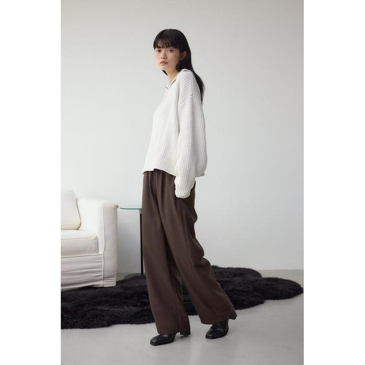 ワイドベルトツイルイージーパンツ | AZUL BY MOUSSY | 詳細画像15 