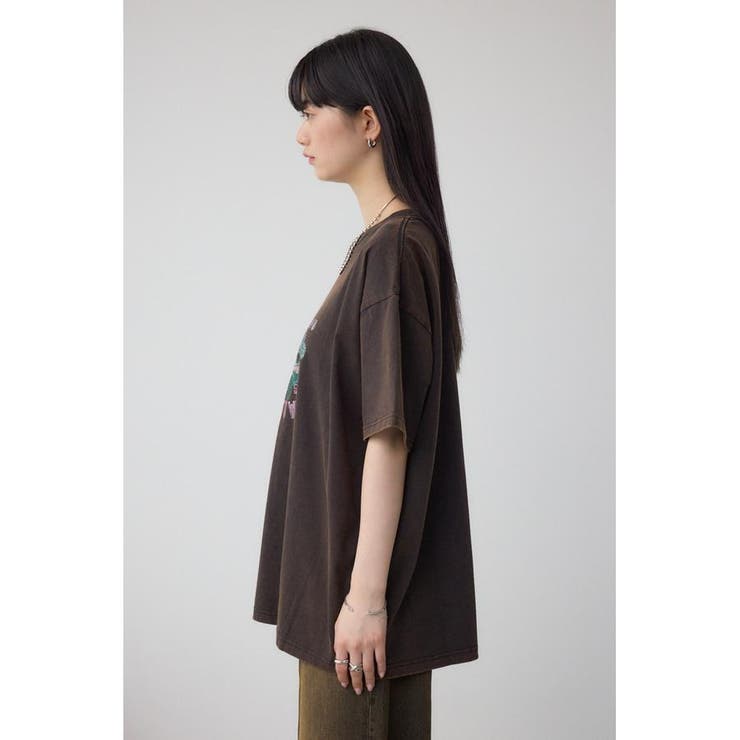 USEDロックルーズTシャツ[品番：AZLW0023323]｜AZUL BY MOUSSY
