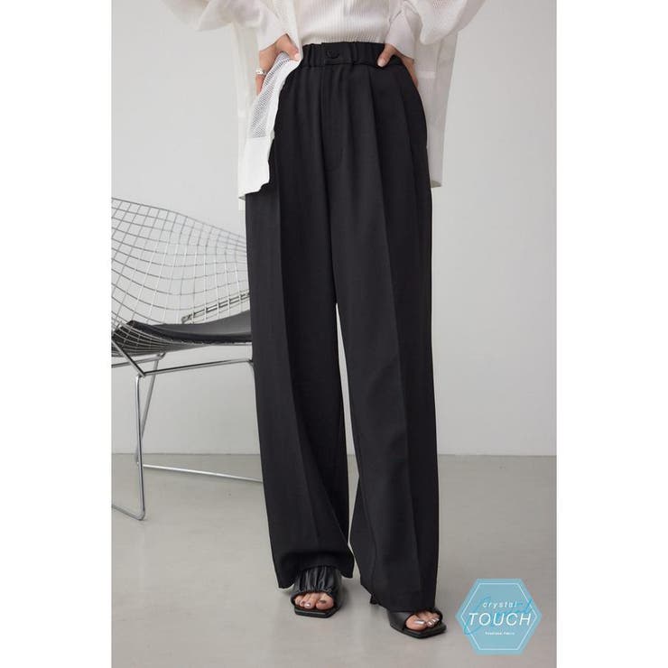 BLK | C/T冷感 2タックイージースラックス | AZUL BY MOUSSY