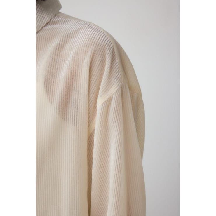 シアーコーデュロイ袖スリットボタンシャツ | AZUL BY MOUSSY | 詳細画像9 