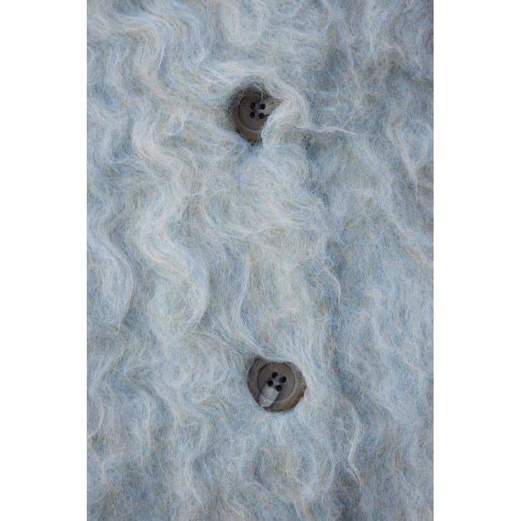 シャギーボタンロングカーディガン | AZUL BY MOUSSY | 詳細画像10 