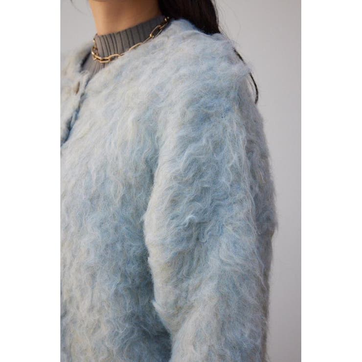 シャギーボタンロングカーディガン | AZUL BY MOUSSY | 詳細画像8 