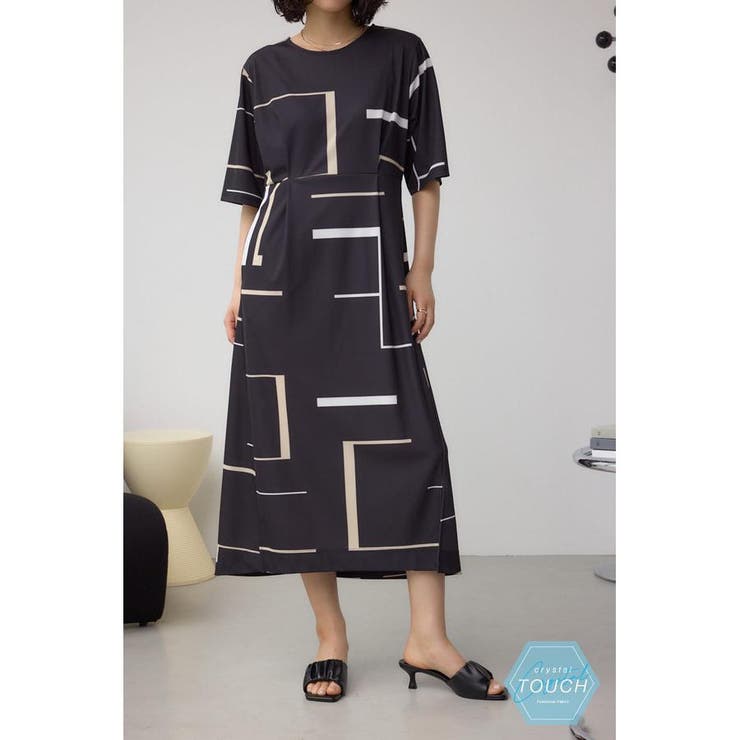 柄BLK5 | C/Tアイシーフィールワンピース | AZUL BY MOUSSY