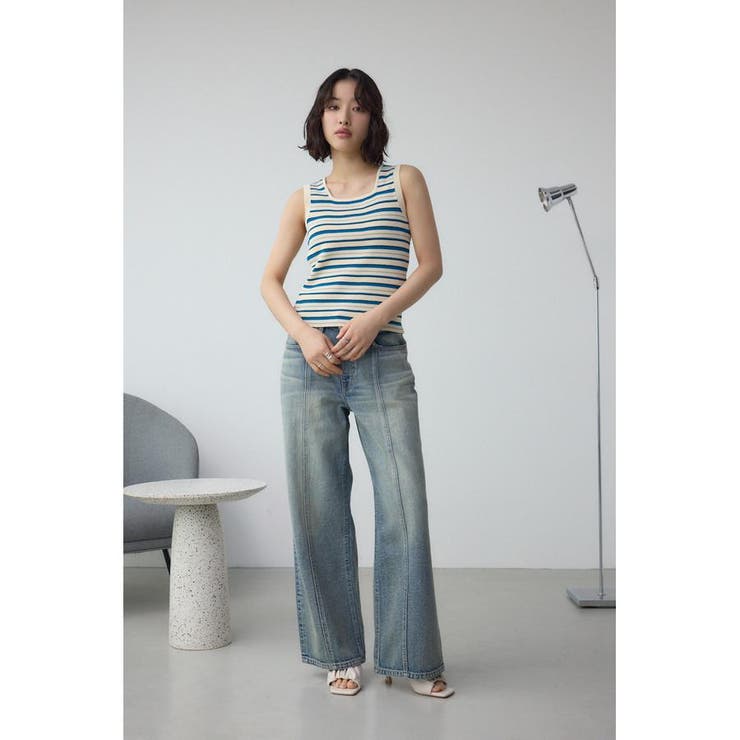 ギャザーストラップスクエアトゥサンダル | AZUL BY MOUSSY | 詳細画像3 