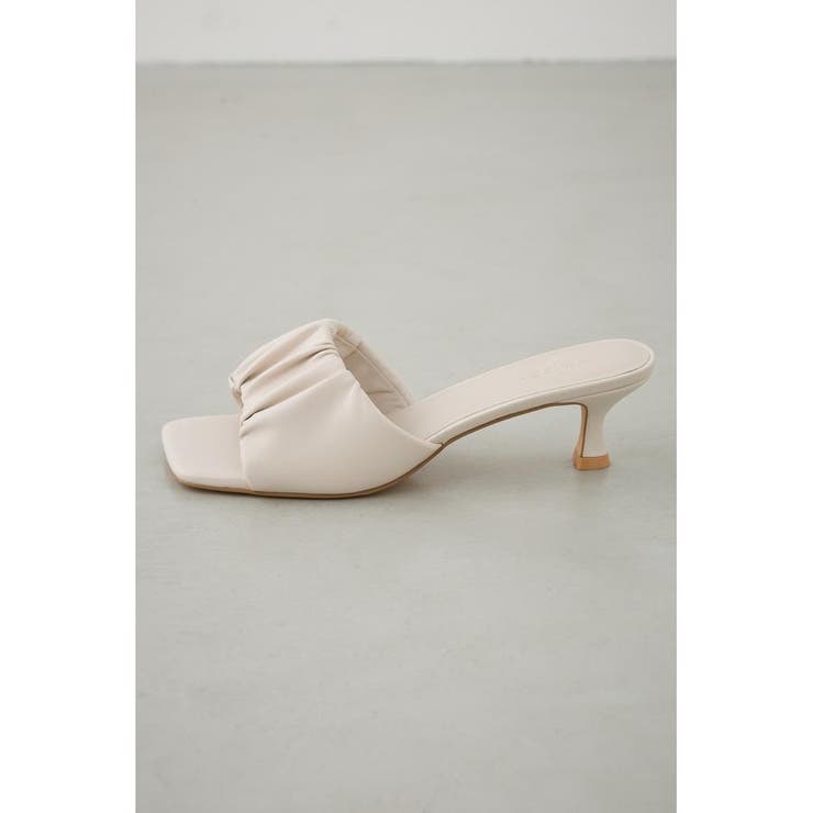 ギャザーストラップスクエアトゥサンダル | AZUL BY MOUSSY | 詳細画像5 