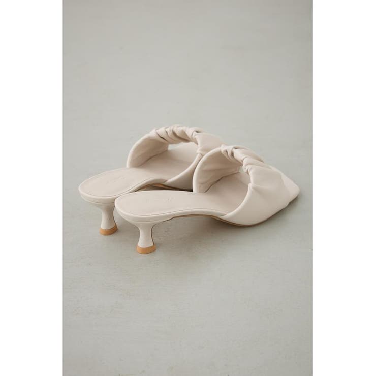 ギャザーストラップスクエアトゥサンダル | AZUL BY MOUSSY | 詳細画像7 