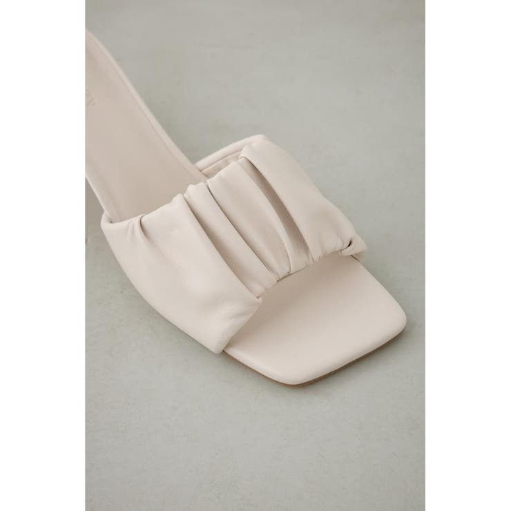 ギャザーストラップスクエアトゥサンダル | AZUL BY MOUSSY | 詳細画像9 