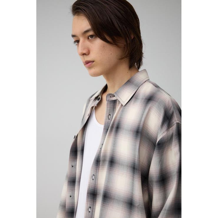 オンブレーチェックシャツ | AZUL BY MOUSSY | 詳細画像1 
