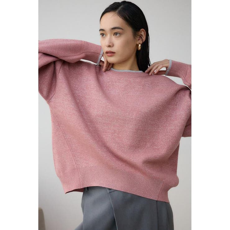 スウェットライクジャガードニット | AZUL BY MOUSSY | 詳細画像25 