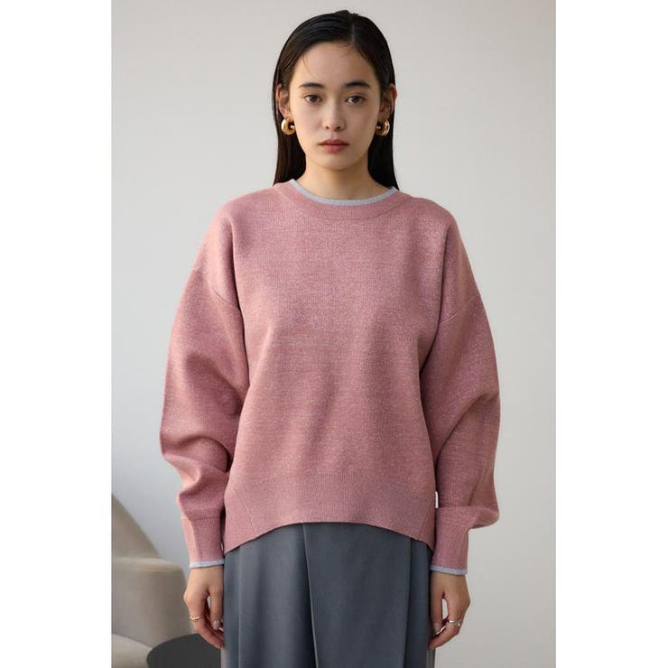 スウェットライクジャガードニット | AZUL BY MOUSSY | 詳細画像27 