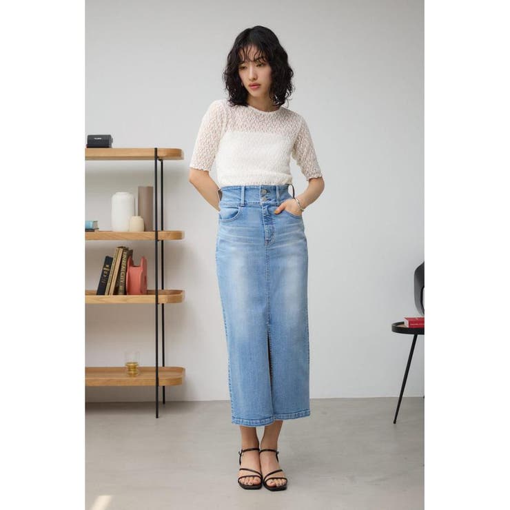 AZUL DENIM ハイウエストスカート | AZUL BY MOUSSY | 詳細画像14 