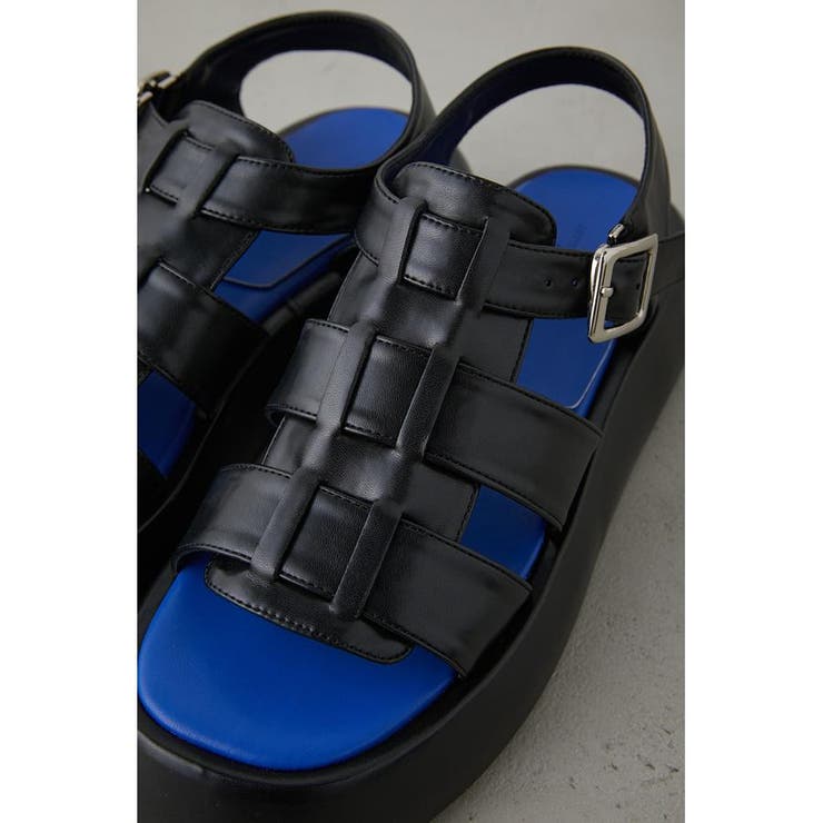 moussy JELLY STRAP SANDALS クリアサンダル