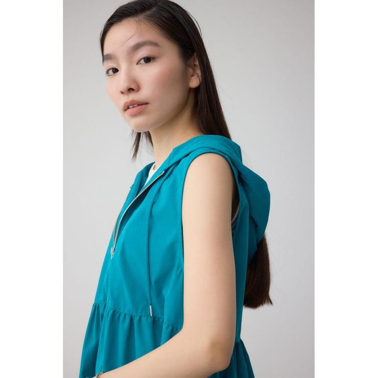 C/T撥水フード付ジップベスト | AZUL BY MOUSSY | 詳細画像23 
