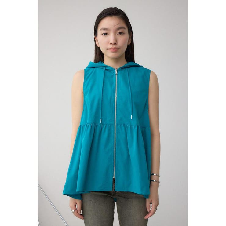 C/T撥水フード付ジップベスト | AZUL BY MOUSSY | 詳細画像26 
