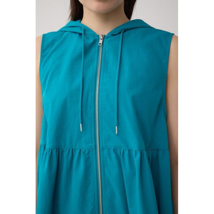 C/T撥水フード付ジップベスト | AZUL BY MOUSSY | 詳細画像29 