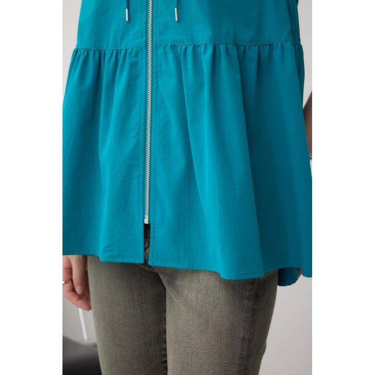 C/T撥水フード付ジップベスト | AZUL BY MOUSSY | 詳細画像33 