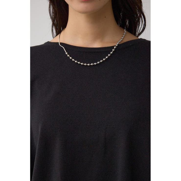 バイカラーワイドルーズニット | AZUL BY MOUSSY | 詳細画像18 