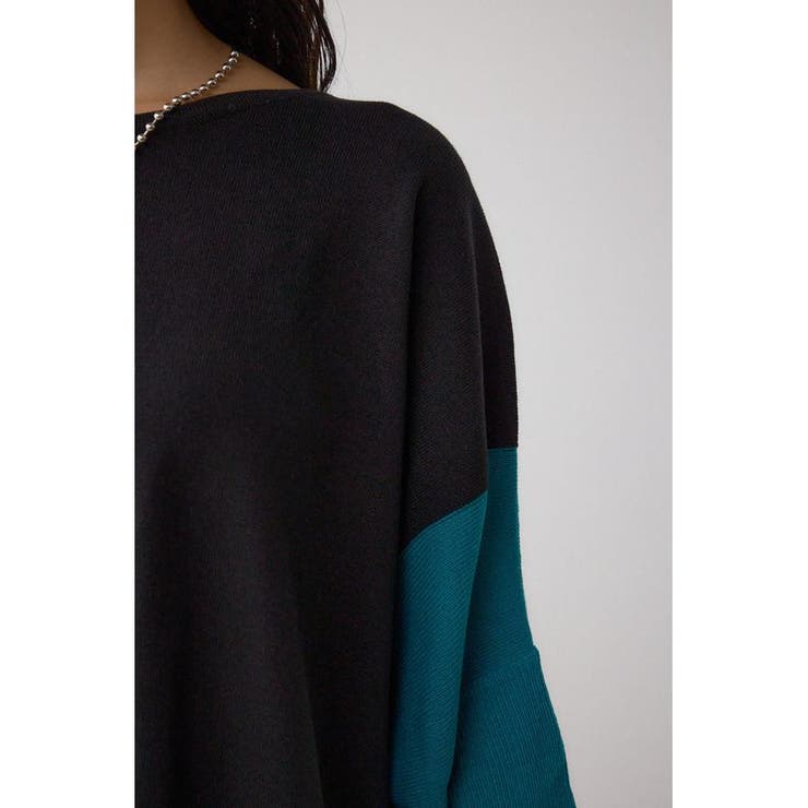 バイカラーワイドルーズニット | AZUL BY MOUSSY | 詳細画像19 