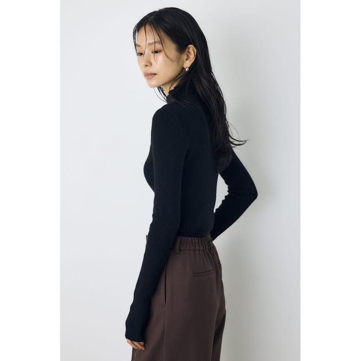 サムホールリブハイネックニット | AZUL BY MOUSSY | 詳細画像12 