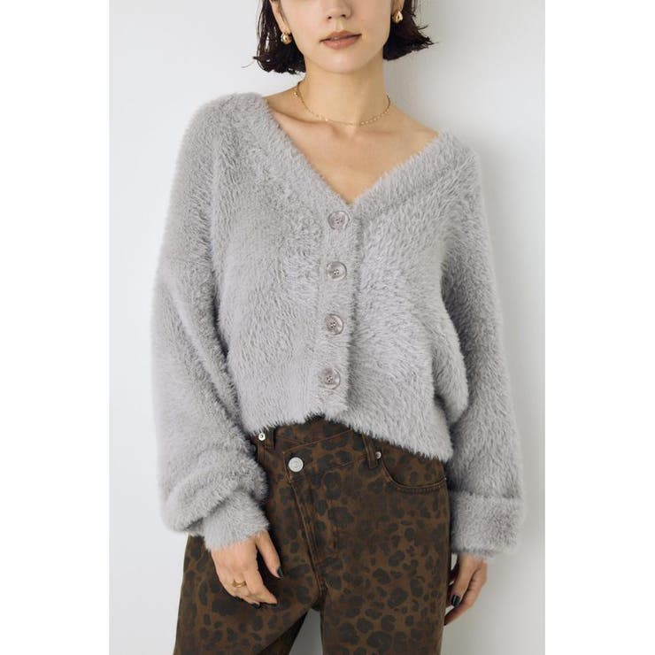 モヘヤライクニットカーディガン | AZUL BY MOUSSY | 詳細画像28 
