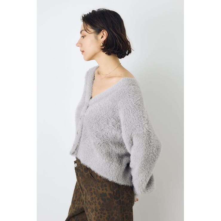 モヘヤライクニットカーディガン | AZUL BY MOUSSY | 詳細画像29 