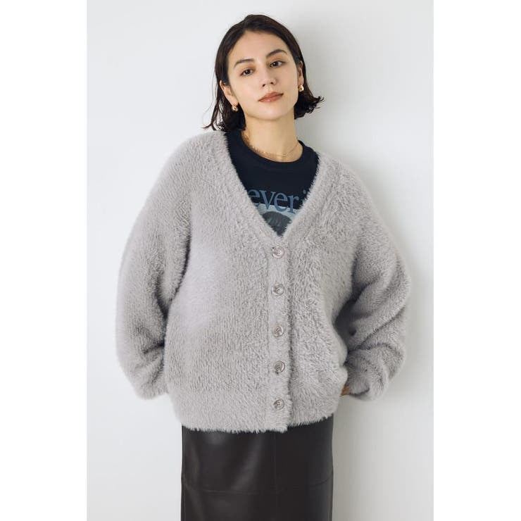 モヘヤライクニットカーディガン | AZUL BY MOUSSY | 詳細画像36 