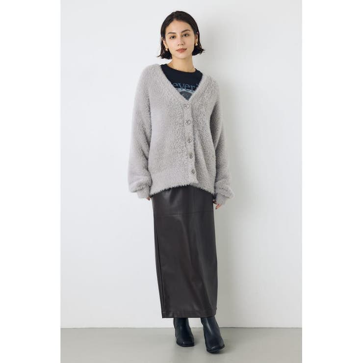 モヘヤライクニットカーディガン | AZUL BY MOUSSY | 詳細画像38 