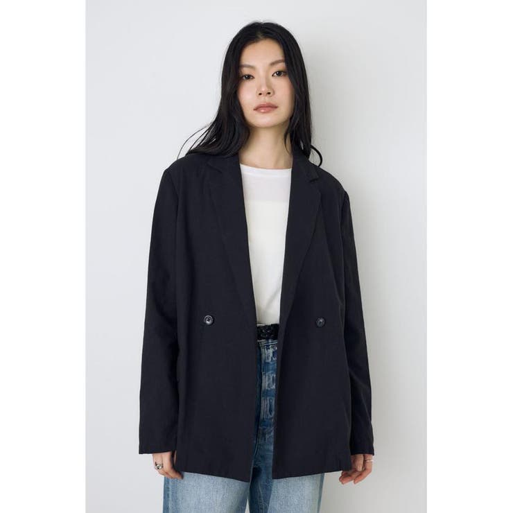 フレンチリネンCOOLMAXテーラードジャケット | AZUL BY MOUSSY | 詳細画像11 