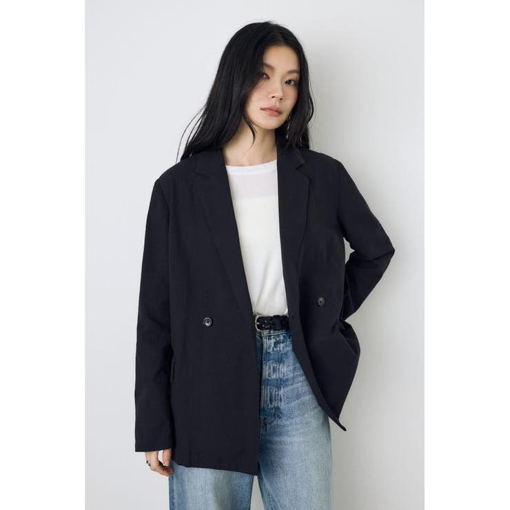 フレンチリネンCOOLMAXテーラードジャケット | AZUL BY MOUSSY | 詳細画像12 