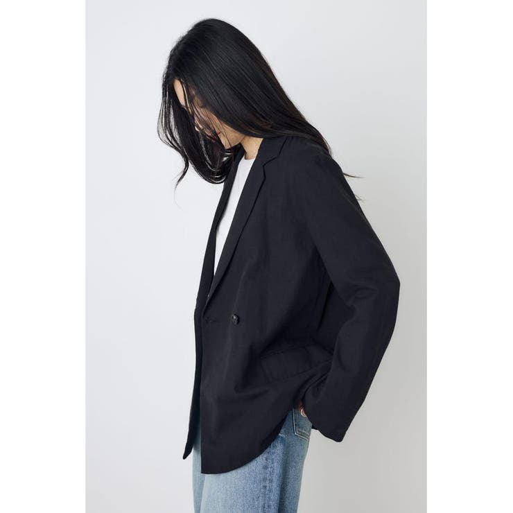 フレンチリネンCOOLMAXテーラードジャケット | AZUL BY MOUSSY | 詳細画像14 