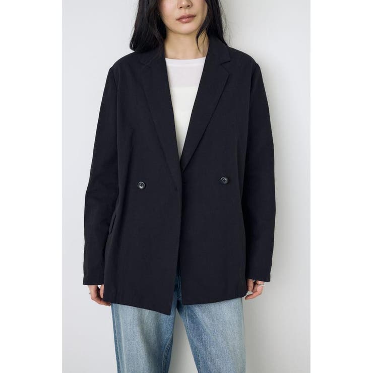 フレンチリネンCOOLMAXテーラードジャケット | AZUL BY MOUSSY | 詳細画像16 
