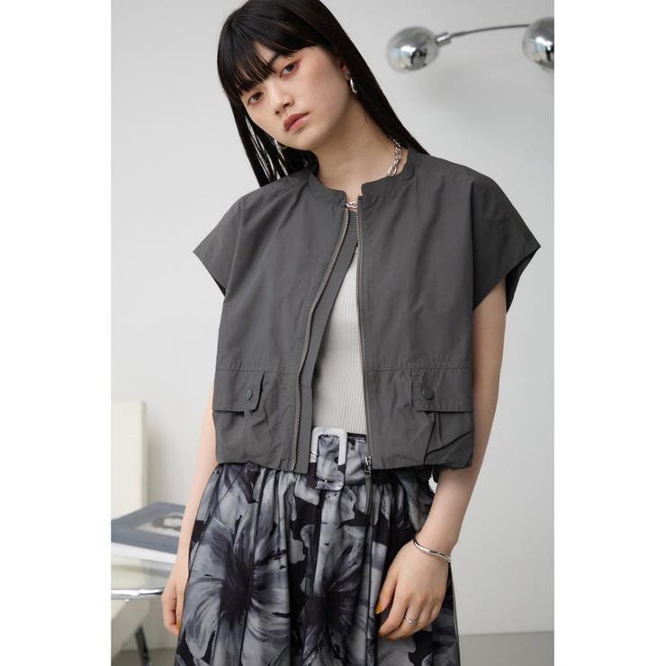 ギャザーヘムベスト | AZUL BY MOUSSY | 詳細画像24 