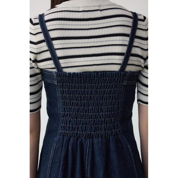 AZUL DENIM ダブルウエストキャミワンピース | AZUL BY MOUSSY | 詳細画像21 